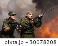 soldiers with an automatic assault rifles 30078208