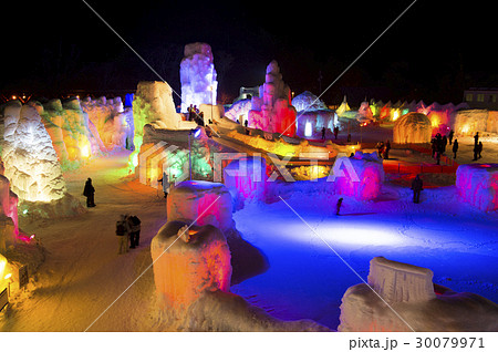 支笏湖 氷濤まつり 30079971