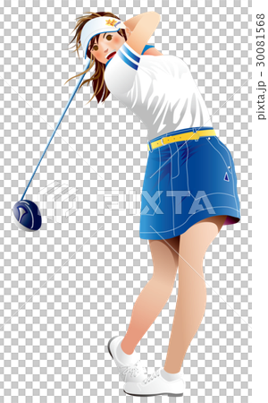 女子ゴルファー 30081568