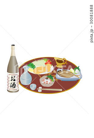 今日の晩酌日本酒とまぐろの山かけ 今日の晩酌日本酒とまぐろの山かけ 30081888