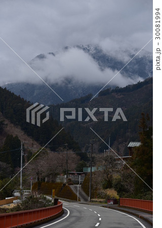 国道195号線から見える石立山 30081994