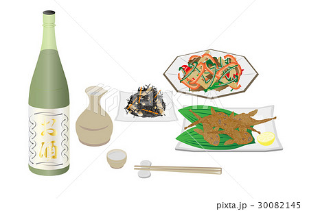 今日の晩酌熱燗とカジカのから揚げ 今日の晩酌熱燗とカジカのから揚げ 30082145