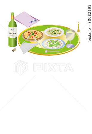 今日の晩酌白ワインとカルパッチョ 今日の晩酌白ワインとカルパッチョ 30082195