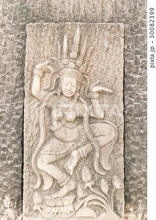 Sandstone carvings in Thai temple Sandstone carvings in Thai temple 30082399