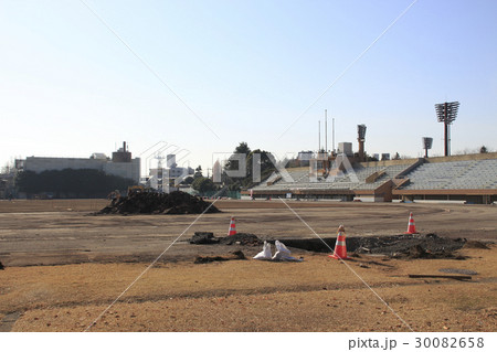 青木町公園総合運動場（2017年秋・改修中） 30082658