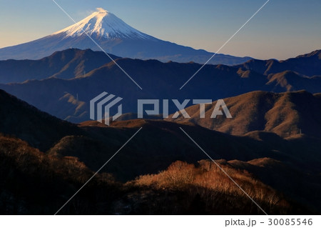 大菩薩連嶺・ハマイバ丸付近から見る富士山 30085546