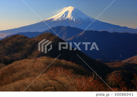 大菩薩連嶺・ハマイバ丸付近から見る富士山 30086041