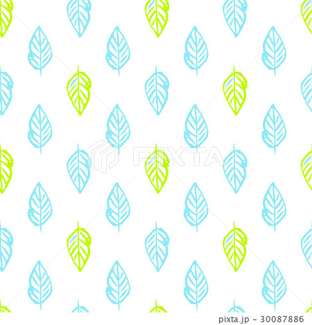 Nature Plants Brush Seamless Pattern Nature Plants Brush Seamless Pattern 30087886