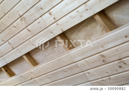 An interior view of unfinished home inside 30090882