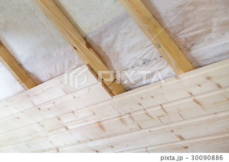 An interior view of unfinished home inside An interior view of unfinished home inside 30090886