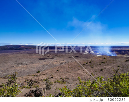 ハワイ島 世界遺産 キラウエア火山国立公園 30092285