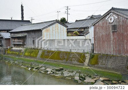 【和歌山県　湯浅】大仙堀の町並み 30094722