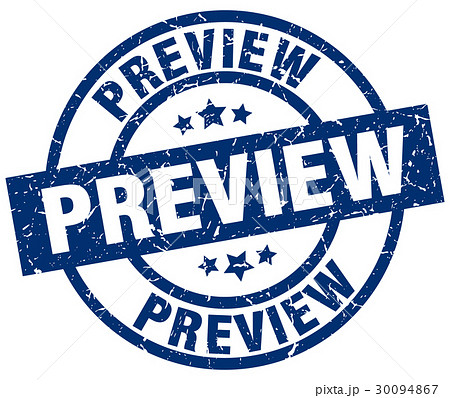 preview blue round grunge stamp 30094867