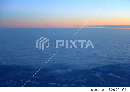 空から見たシベリアの景色 空から見たシベリアの景色 30095161