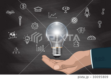 Business Creative and Idea Concept. Business Creative and Idea Concept. 30095809