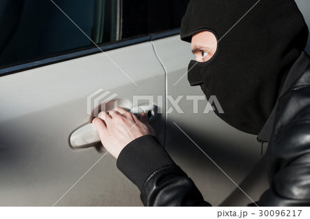 Carjacking danger, car insurance concept 30096217