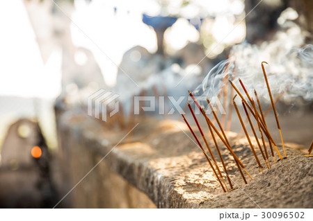 Candless in ancient buddha temple on Shri Lanka Candless in ancient buddha temple on Shri Lanka 30096502