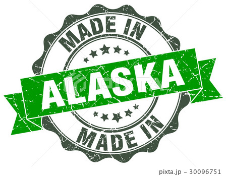 made in Alaska round seal made in Alaska round seal 30096751