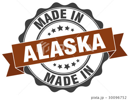 made in Alaska round seal made in Alaska round seal 30096752