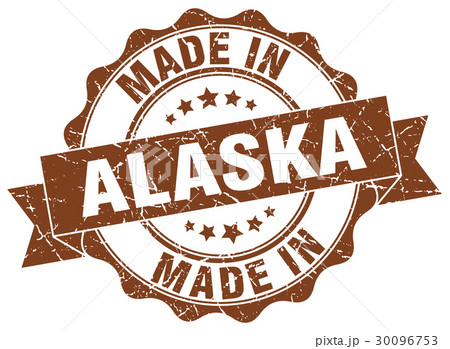made in Alaska round seal made in Alaska round seal 30096753