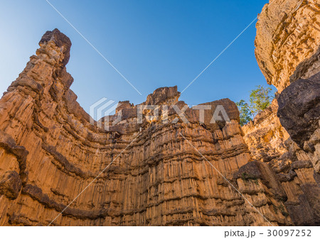 High soil canyon cliffs . High soil canyon cliffs . 30097252