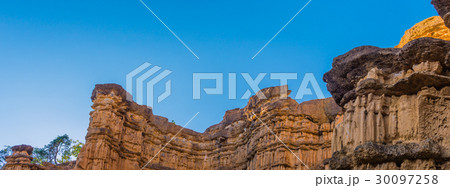 High soil canyon cliffs . High soil canyon cliffs . 30097258