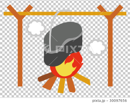 飯盒炊飯のイラスト 30097656