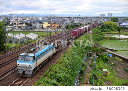 EF66101コンテナ貨物列車 EF66101コンテナ貨物列車 30098306
