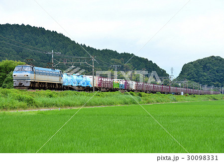 コンテナ満載!EF66128貨物列車 コンテナ満載!EF66128貨物列車 30098331