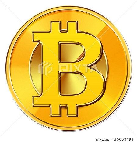 ビットコイン 仮想通貨 暗号通貨 イラストのイラスト素材 30098493