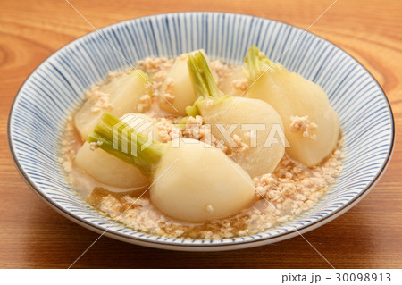 蕪の鶏そぼろ煮 蕪の鶏そぼろ煮 30098913