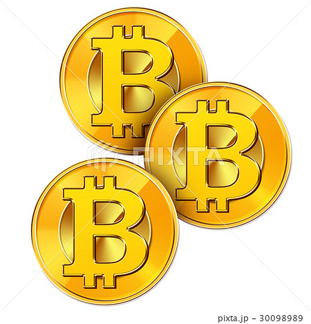 ビットコイン 仮想通貨 暗号通貨 イラストのイラスト素材 30098989