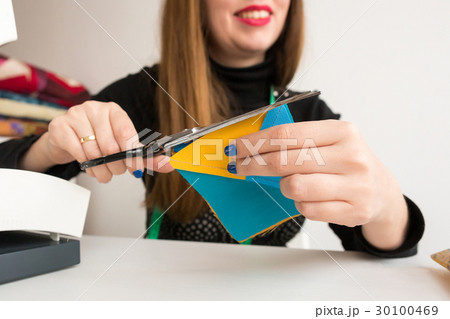 needlework and hand quilting in the workshop of a needlework and hand quilting in the workshop of a 30100469