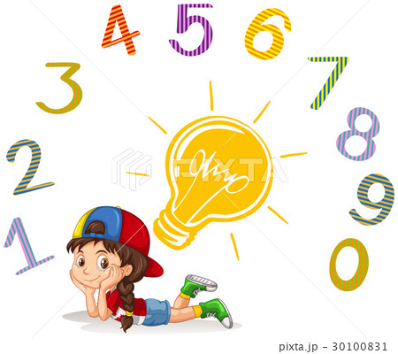 Girl and number one to zero 30100831