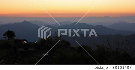 Sunset view from Baglungpani, Nepal. 30101407
