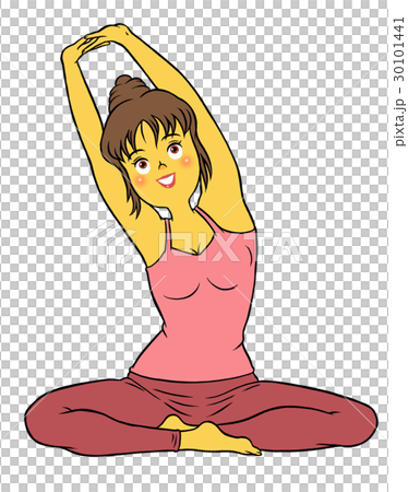 ヨガをする女性 30101441