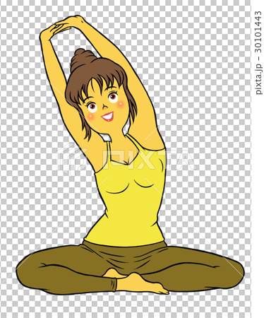 ヨガをする女性 ヨガをする女性 30101443