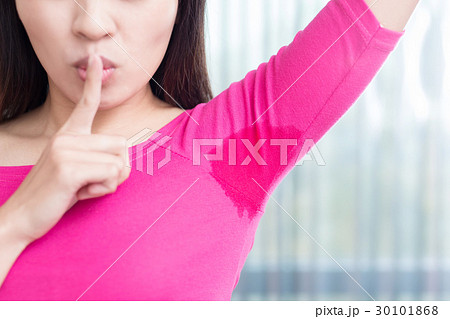 woman with body odor 30101868