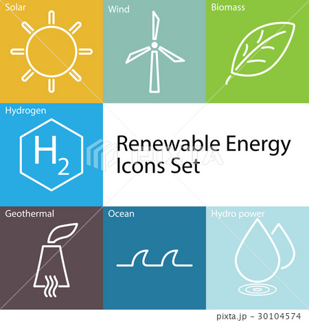 Renewable Energy icons set Renewable Energy icons set 30104574