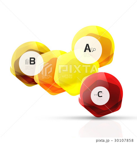 Aqua glossy glass elements 30107858