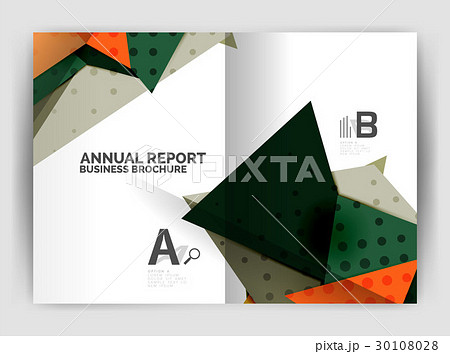 Triangle business print template Triangle business print template 30108028