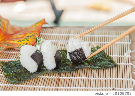 rice ball food design by home made . rice ball food design by home made . 30109705