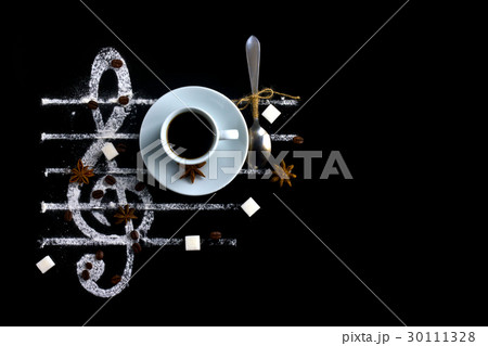 Coffee aroma music 30111328