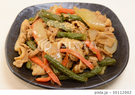 おいしい豚肉と野菜の味噌炒め おいしい豚肉と野菜の味噌炒め 30112002