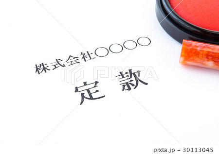 定款　規則　設立　ビジネス　法人 30113045