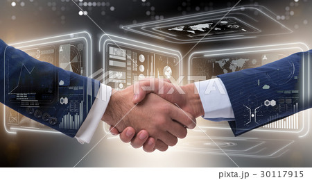 The handshake concept  - business metapho 30117915