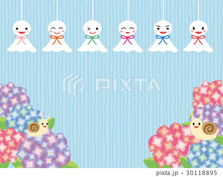 梅雨イメージ　紫陽花 30118895