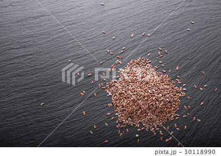 flax seeds background 30118990