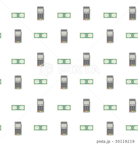 Device reader credit card seamless pattern Device reader credit card seamless pattern 30119219