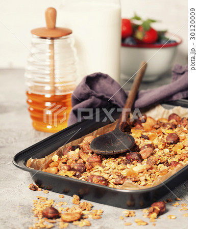 Homemade granola breakfast 30120009